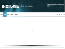 Tablet Screenshot of indiamillmusic.com